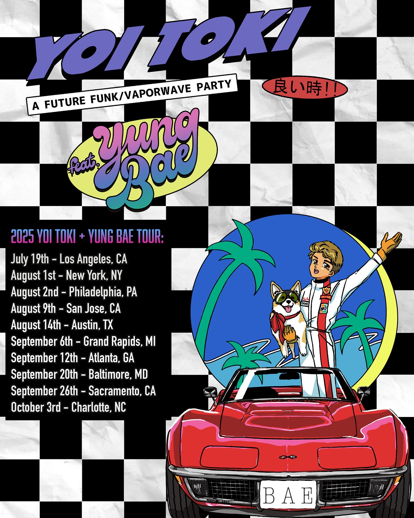 Yoi Toki A Future Funk Party Tour Poster 2026